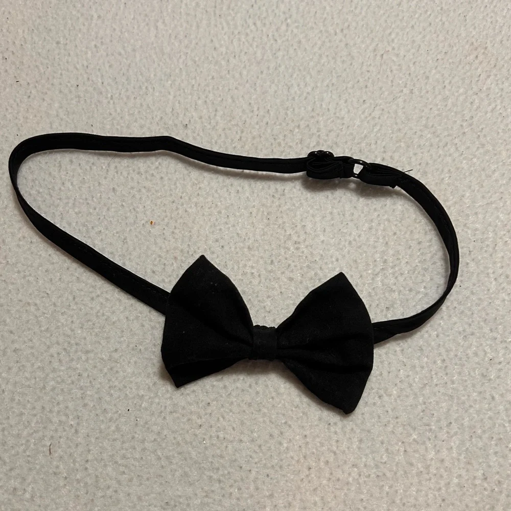 Classic Black Bow Tie for Kids